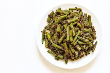 Stir fried beans
