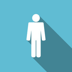 male flat icon male gender sign