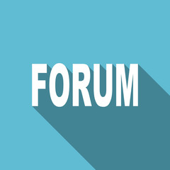 forum flat icon
