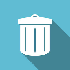 recycle flat icon recycle bin sign