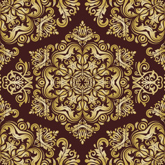 Damask Seamless Vector Pattern