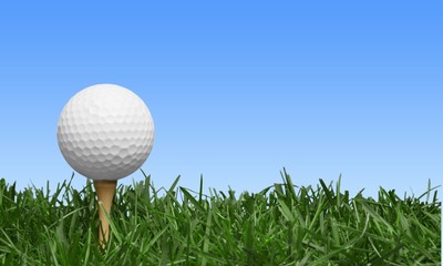 Golf, Grass, Golf Ball.