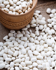 The white lima beans