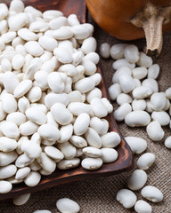 The white lima beans
