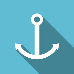 anchor flat icon sail sign