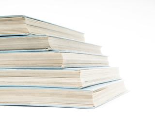 Stack of old books.