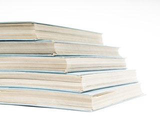 Stack of old books.