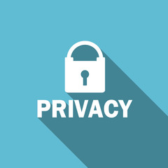 privacy flat icon