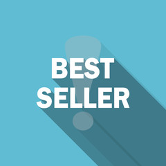 best seller flat icon
