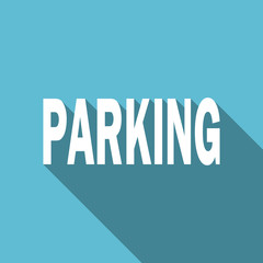 parking flat icon