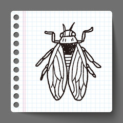 fly bug doodle
