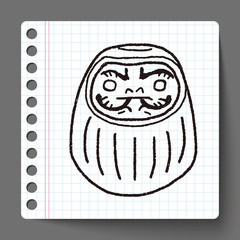 Japanese doll doodle