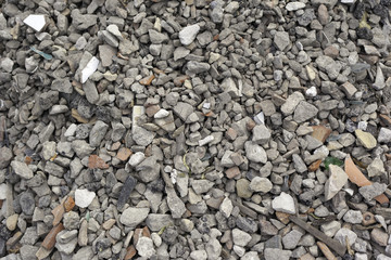 Stones, tiles, glass, waste, debris background