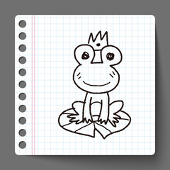 frog prince doodle