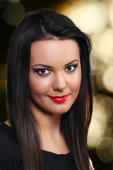 Obraz premium Young woman portrait