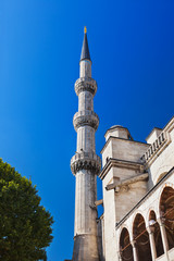Blue mosque in Istanbul Turkey