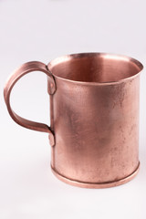 COPPER MUG on a white background