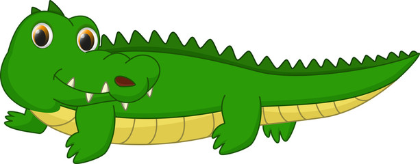 cute crocodile cartoon