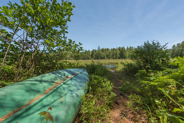Abandoned Canoe