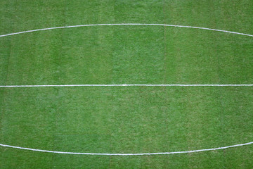 Fototapeta na wymiar Green football (soccer) field