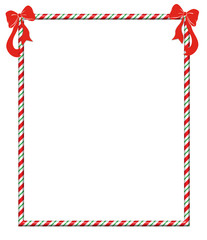 Christmas Candycane Frame