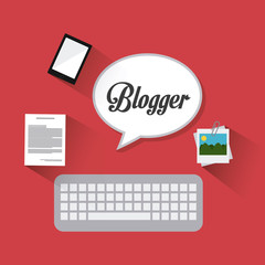 Blogger digital design.