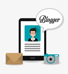 Blogger digital design.