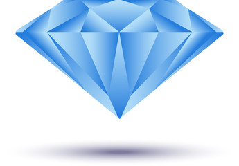 Icon design with concept diamond