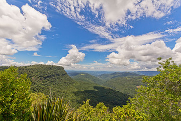 View of Quilombo Valley at Gramado City, Rio Grande do Sul, Brazil.