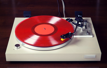 Analog Stereo Turntable Vinyl Record Player