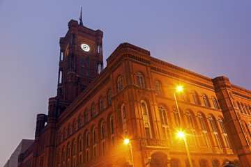 Rotes Rathaus. Berlin, Germany