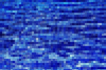 abstract blue block