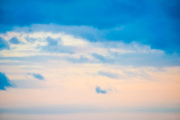 Beautiful sky at sunset