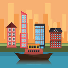 Naklejka premium Urban digital design.