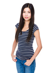 Obraz premium Young woman