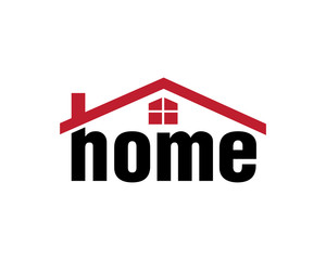 creative word logo home