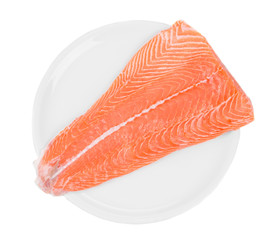 fresh salmon steak