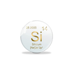 Periodensystem Kugel - Silicium