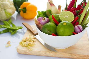 Ingredients For Cooking 'Tom Yum'