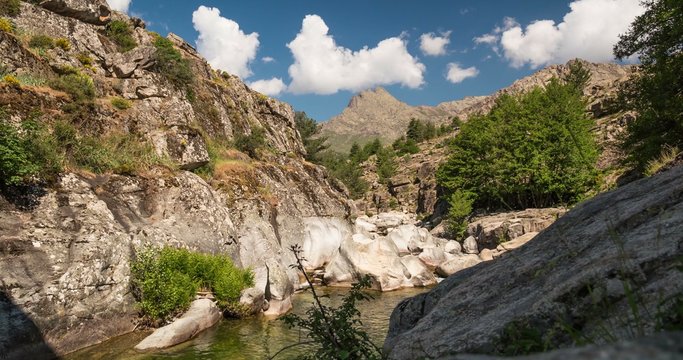 4K, Timelapse, Restonica Valley, Corsica