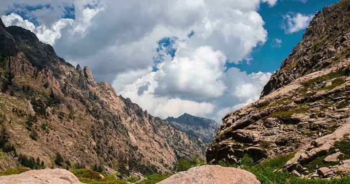 4K, Timelapse, Restonica Valley, Corsica