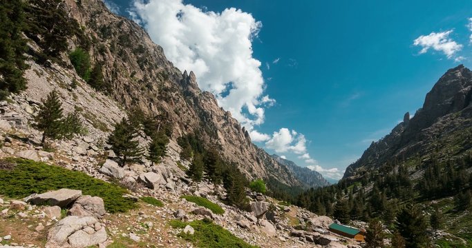 4K, Timelapse, Restonica Valley, Corsica