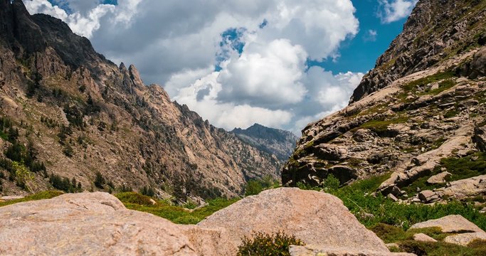 4K, Timelapse, Restonica Valley, Corsica