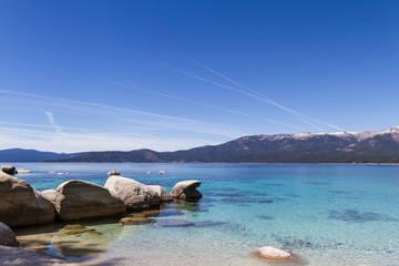 chemtrails over Lake Tahoe