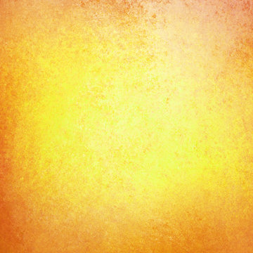 bright gold background with orange grunge border, autumn or thanksgiving background colors