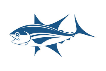Obraz premium graphic fish tattoo style, vector
