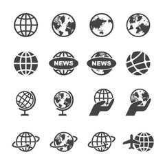 globe icons