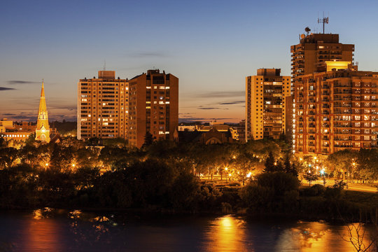 Skyline Of Saskatoon