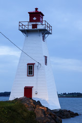 Fototapeta na wymiar Brighton Beach Range Front Lighthouse - Charlottetown, Prince Ed