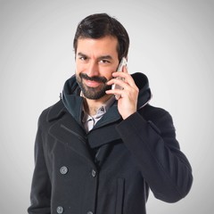 Man talking to mobile